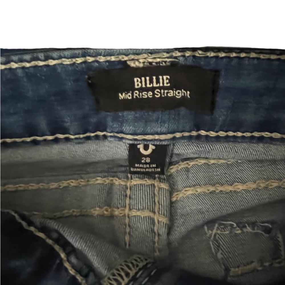 True Religion Billie Jeans, Straight Leg, Size 28 , Great Condition - Picture 7 of 9